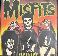 Misfits-Evilive LP Caroline Plan 9 1987 Punk Vinyl 1st Pressing Danzig Doyle