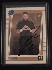 Joe Gacy WWE/NXT Signed 2022 Chronicles Donruss Rated Rookie Card # 113