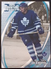 2002 - 2003 ITG Be A Player Carlo Colaiacovo Signature Series RC #179 Hockey