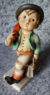 Hummel Figur, Großfigur 18 cm hoch, Hum 7/1 ''Wanderbub - Merry Wanderer'' FM 5