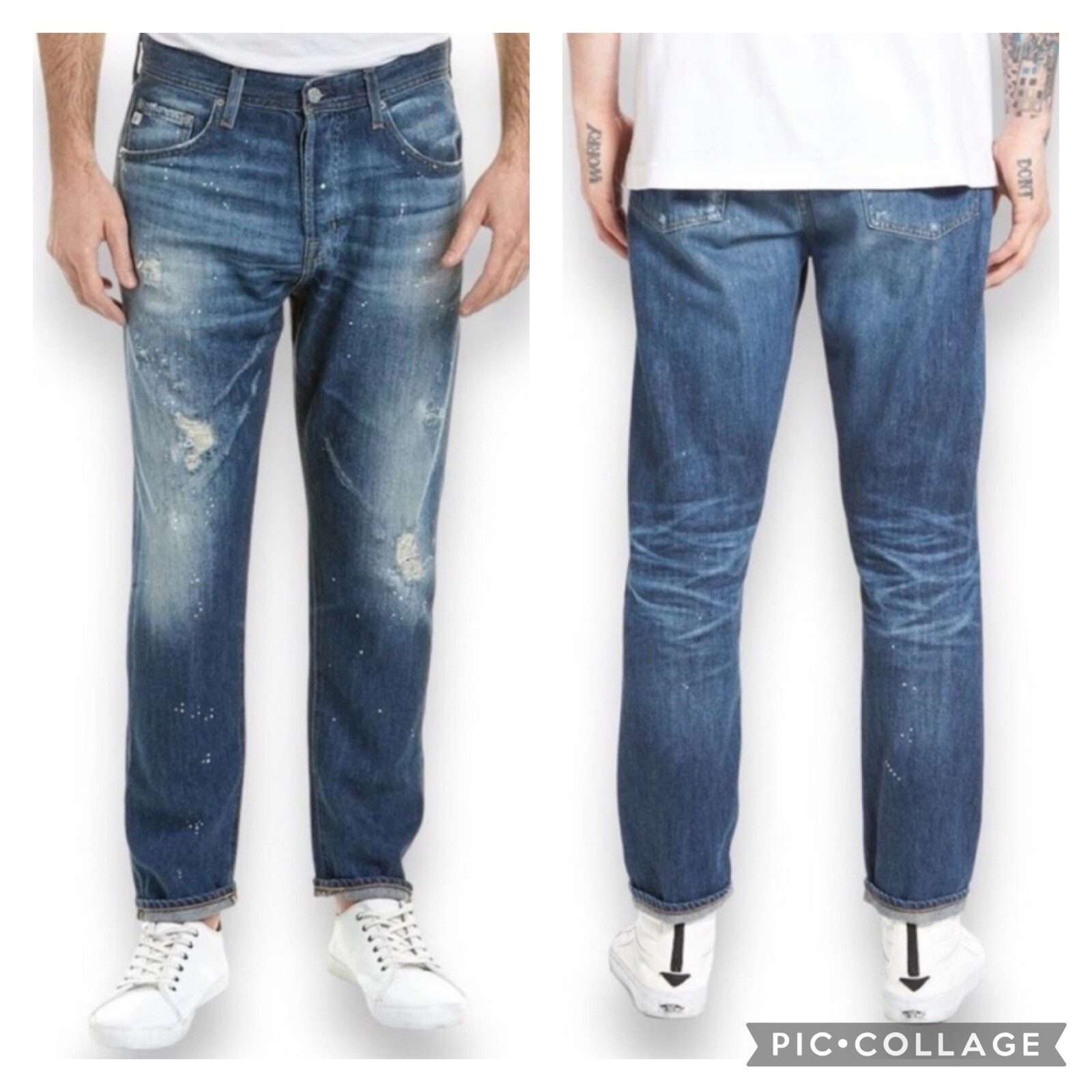 AG Adriano Goldschmied The Apex Drop Rise Tapered Jeans 29 R thumbnail 2