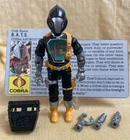 1986 GI Joe BATS V1 Tight Joints - Great Paint - Excellent Condition - Nice Card