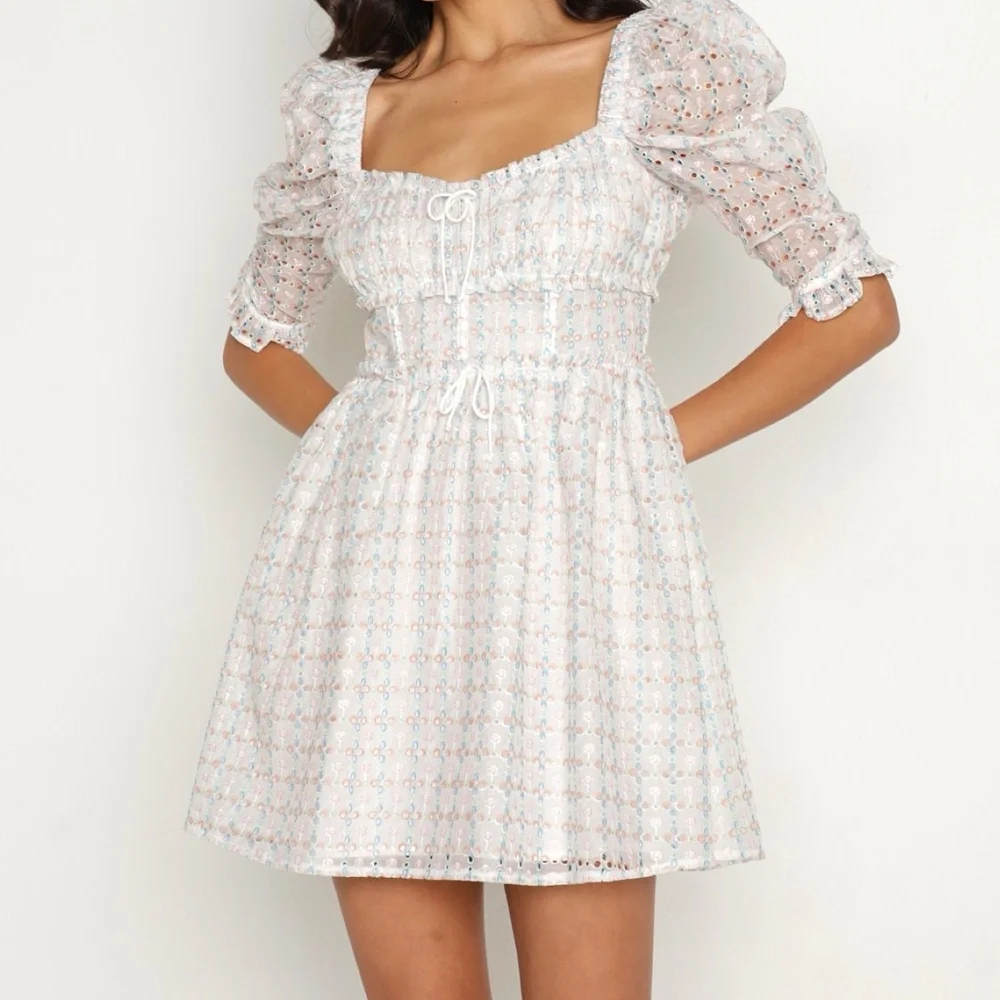 for love and lemons dress & the Shae mini dress charms with its crisp poplin fabrication and lace detailing. NEW For Love & Lemons
