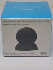 Battery Base in Black, for Amazon Echo Dot (4...
