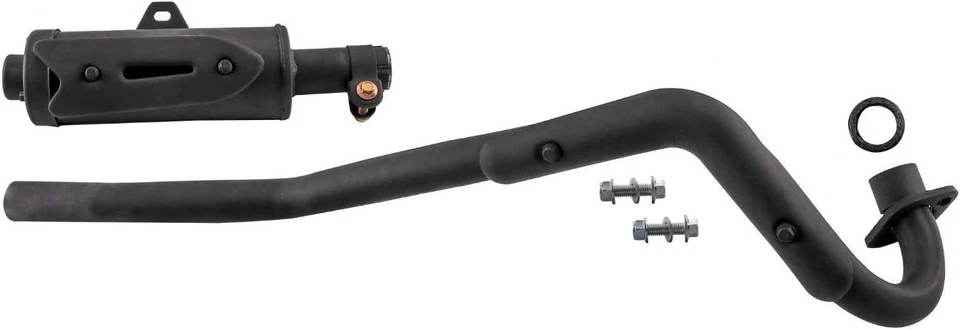 Tubo de escape silenciador 28mm para ATV Quad Go Kart 50cc 70cc 90cc 110 125cc - Imagem 2 de 4