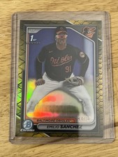 2024 Bowman 1st Chrome Prospects Emilio Sanchez Gold Reptilian /50 #BCP-241 RC