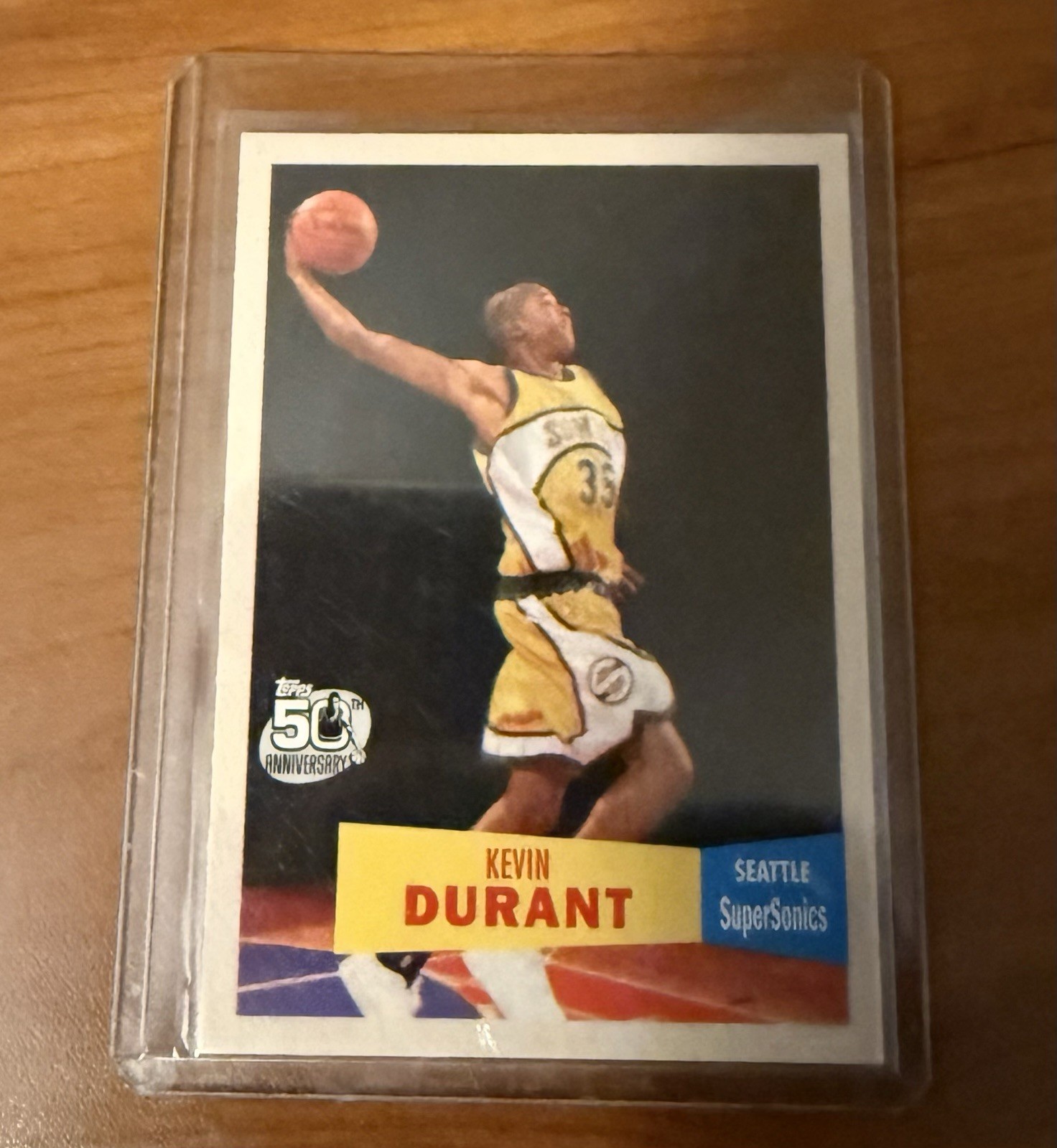 2007-08 Topps 50th Anniversary 1957-58 Variation KEVIN DURANT #112 Rookie RC
