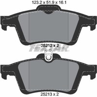 Textar 2521201 Bremsbelagsatz FüR Volvo Ford Mazda Focus Grand C MAX C MAX Kuga