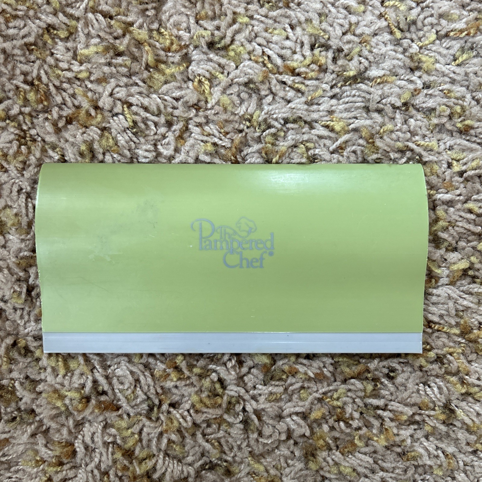 Pampered Chef Green Handy Scraper Kitchen Tool #1615 USA Made