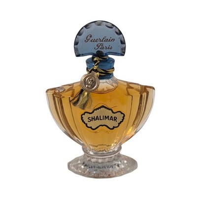 Guerlain Shalimar Perfume Bottle 1/3 Fl oz Made In France Box Vintage