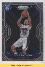 2020-21 Panini Prizm Cole Anthony #292 READ j3z