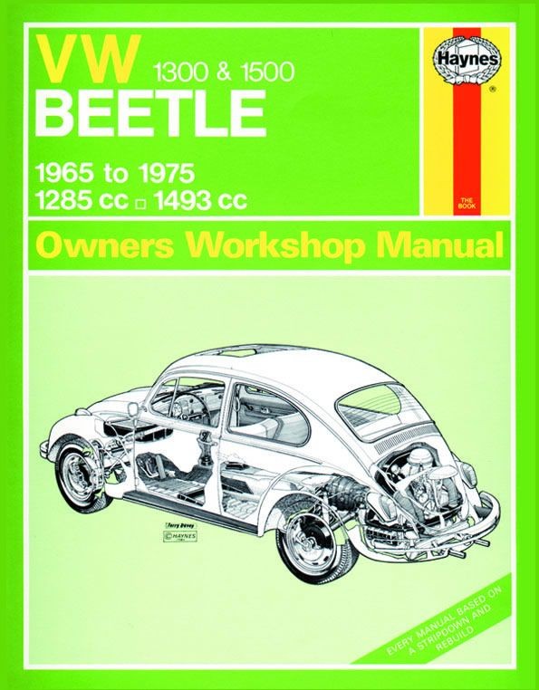 Revue technique VW Beetle 1300 et 1500 en anglais par Haynes