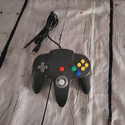 Nintendo 64 Classic USB Enabled Wired Controller For PC And MAC Black