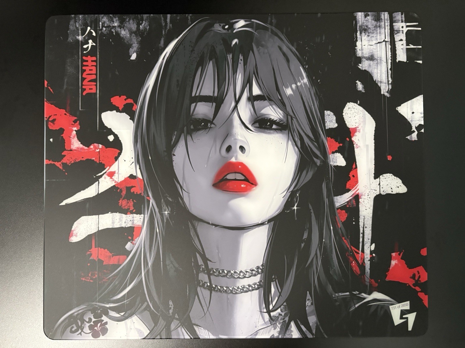 GLSSWRKS Hana Premium Glass Mousepad Smooth Precision Gaming 490x420mm Fast Ship