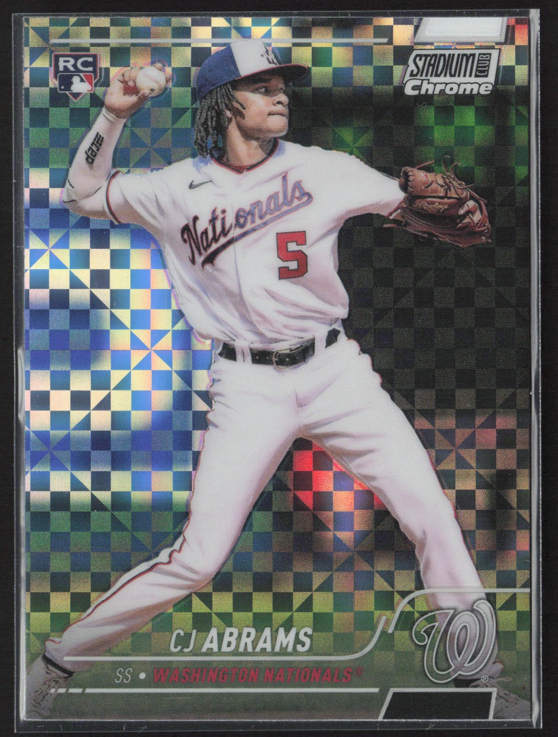 2022 Stadium Club Chrome #31 CJ Abrams X-Fractor