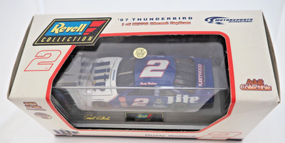 Ford Thunderbird NASCAR Revell Maßstab 1:43 - 1997 #2 Rusty Wallace - Miller Lite