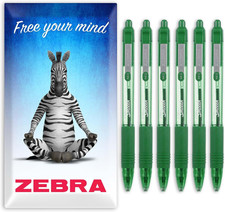 Image of Zebra Z-Grip Smooth Ink Ballpoint Pen - 1.0Mm - Pack of 6 Pens - in Zebra Envelo