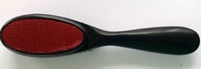 Vintage Lint Brush Hong Kong Shoe Horn Clothes Brush Red Black Plastic Handle