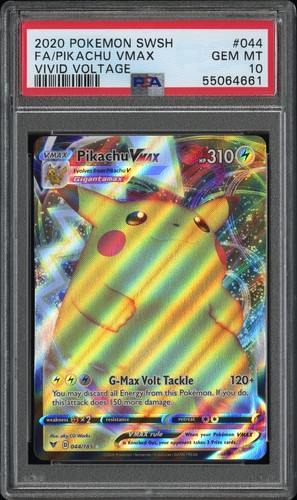 Pikachu VMAX graded PSA 10 for sale on eBay
