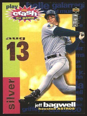 1995 Collector's Choice You Crash the Game Silver #CG1 Jeff Bagwell
