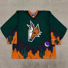 Vintage Arizona Coyotes Peyote Desert 3rd Alt RARE Defunct Stitched Hockey Jerse