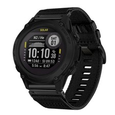 For Garmin Descent G1 nylon watch strap and quick release canvas from