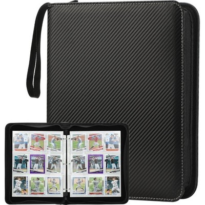 Sammelkartenalbum für 900 Karten, Scrapbook mit 9 Fächern, 50 Seiten