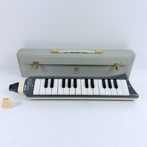 Vintage Hohner Melodica Piano 26 Musical Instrument W/ Case Made In Germany WORK