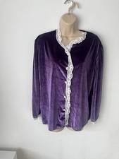 Fashion 4 women’s top size M purple lace sale