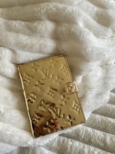 Louis Vuitton Monogram Miroir Agenda Notebook Cover and/or Passport Holder PM