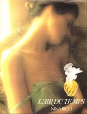 PUB PARFUM ( L 'AIR DU TEMPS ) de " NINA RICCI "  " DAVID HAMILTON " 1979 (21)
