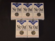 5 Packs of Nic-Out Cigarette Filters For Smokers, 30 Filters Per Pack 150 Total