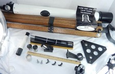 Vintage 9TE 175 Power TASCO Astronomical Telescope w/ Paperwork Stars Moon 