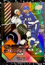 2024-25 Upper Deck Series 1 - Checkpoint Austin Watson #CP-25 Black - Lightning