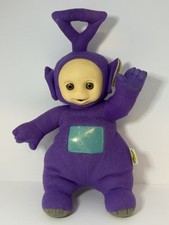 Vintage TINKY WINKY Teletubbies TALKING Purple 18 Plush Doll 1998 Playskool
