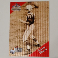Ted Williams Card Co 1994 Etched in Stone Johnny Unitas ES7 Colts Insert