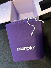 New Purple SoftStretch Sheet Set Queen- Deep purple color