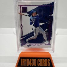2024 Panini Impeccable Bobby Witt Jr. #74 Purple 5/5 Book End Kansas City Royals
