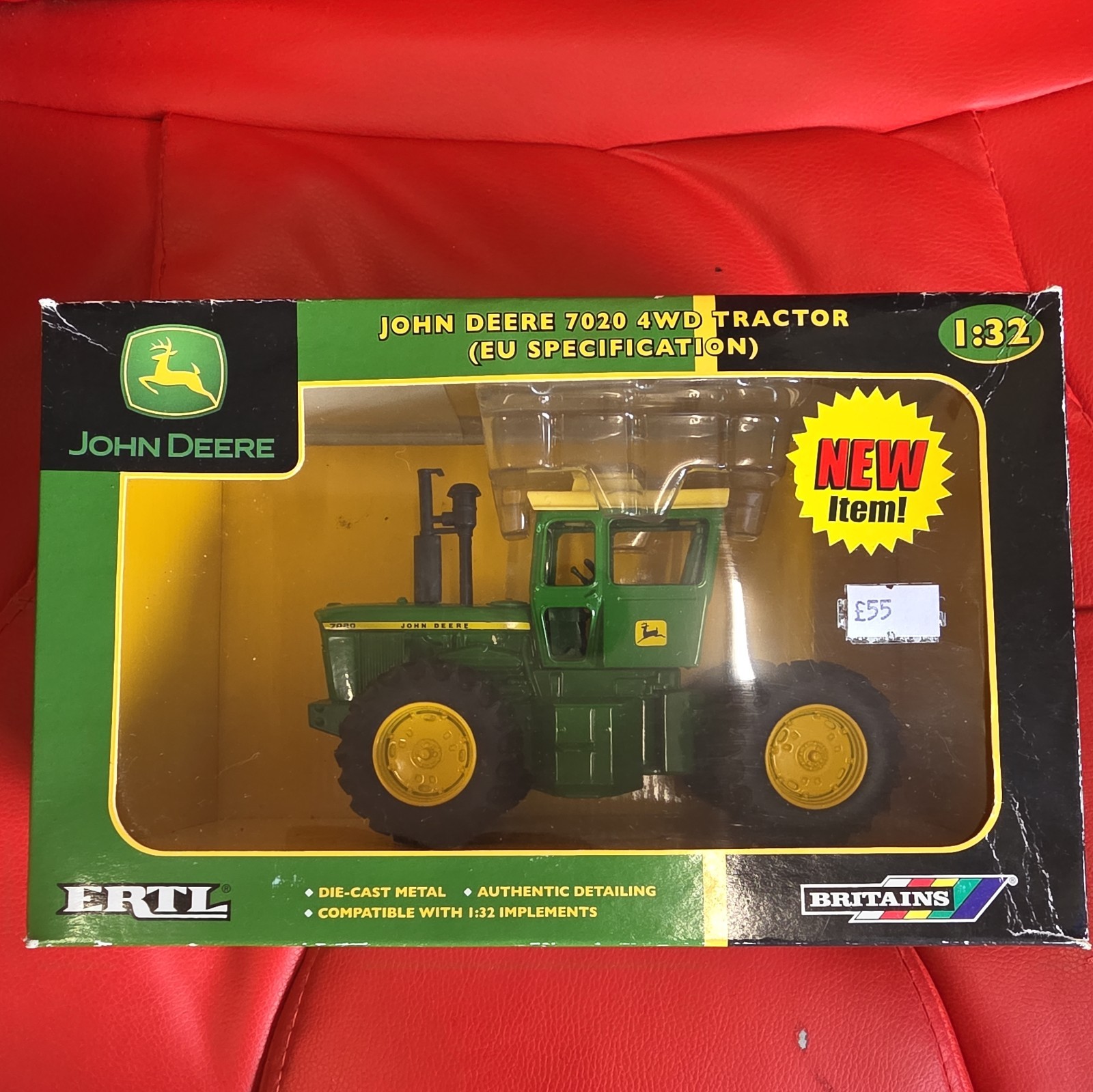 Britains Ertl 1:32 Scale John Deere 7020 4WD Articulated Tractor Die Cast Model