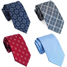 Extra Long Ties for Men Big and Tall, 70 inch Long 70"-XXL Blue/Red/Navy