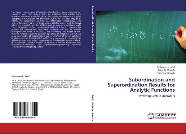 Mohamed K. Aouf (U. A.) | Subordination And Superordination Results For...-image