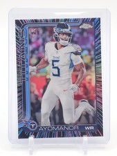 ELIC AYOMANOR 2025 TOPPS CHROME ROOKIE NEON PULSE SP REFRACTOR #336 TITANS Q3855