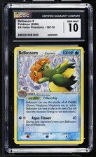 CGC 10 GEM MINT Bellossom 19/110 EX Holon Phantoms Non-Holo Pokemon Card