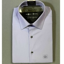 Alfani Men's Slim-Fit Temp Regulating Dress Shirt Lilac Whisper16-16.5 32-33 65