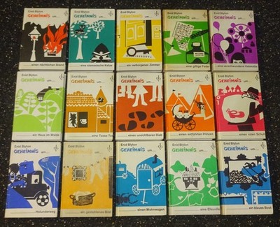 15x GEHEIMNIS UM ... Band 1-15 Enid Blyton *Erika Klopp* GUTER ZUSTAND