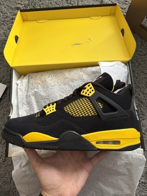 jordan 4 thunder  yellow