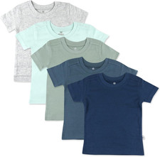 Set Di Magliette per Bambino E Neonato (Pacco Da 10) Unisex-Bimbi