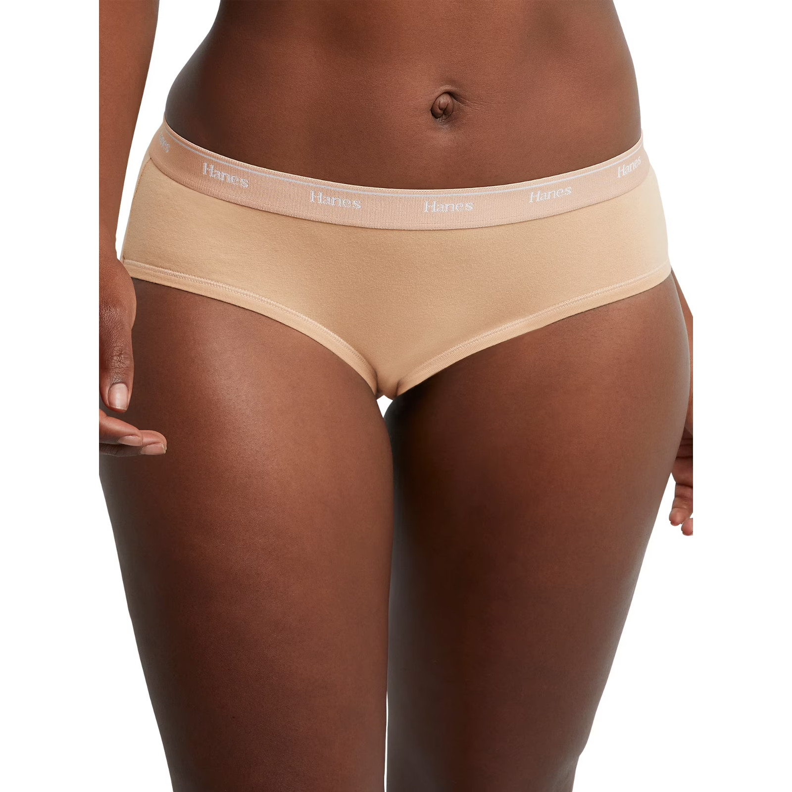 Hanes Women's Underwear Hipster Pack, 6-Pack, Originals Stretch Cotton Hipster image 6