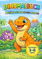 Dino-Malbuch 40 Ausmalbilder FüR Kinder – Malbuch Dinosaurier, Zeichnen