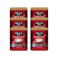 Hills Bros. Instant Sugar-Free Double Mocha Cappuccino 12 Ounce Pack of 6